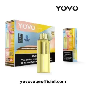 Raspberry Lemonade YOVO JB50K Disposable Pod