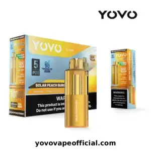 Solar Peach Burst YOVO JB50K Disposable Pod