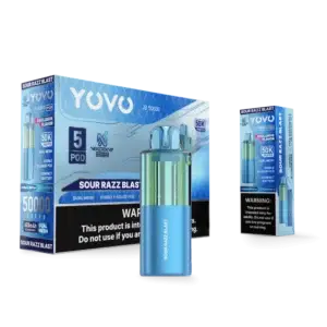 Sour Razz Blast YOVO JB50K Disposable Pod