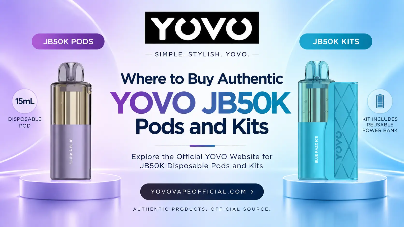 YOVO JB50K Pods and Kits